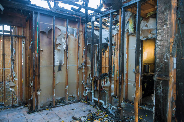 Professional Fire Damage Removal technician working in New Orleans Station, LA